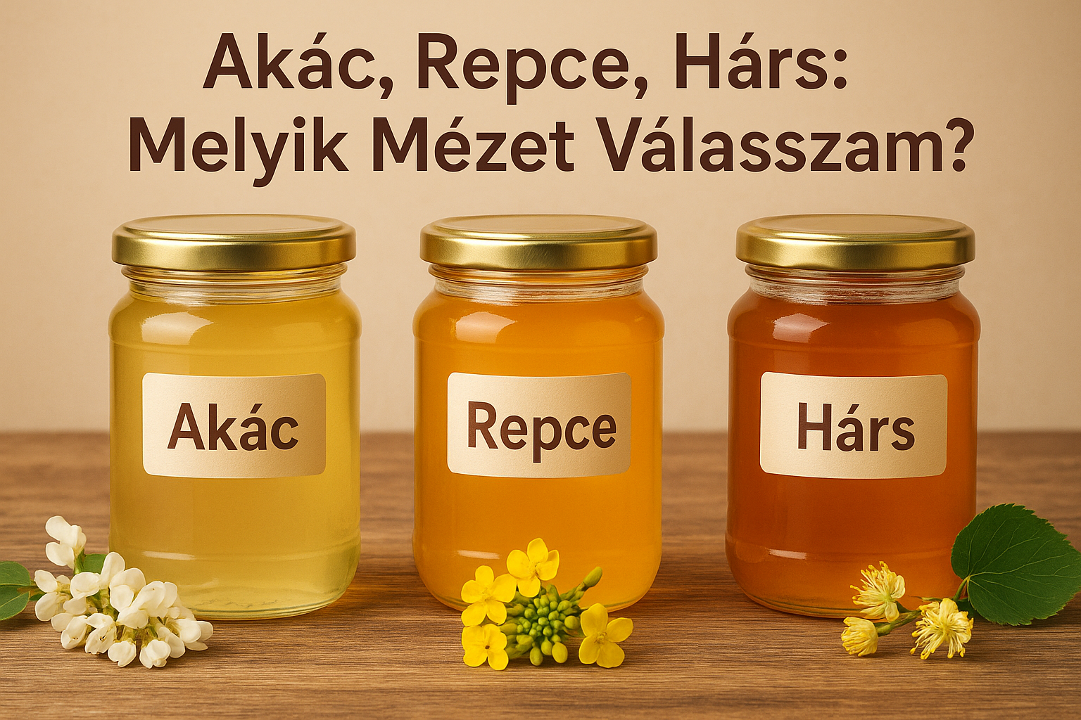 Akác, Repce, Hárs: Melyik Mézet Válasszam?